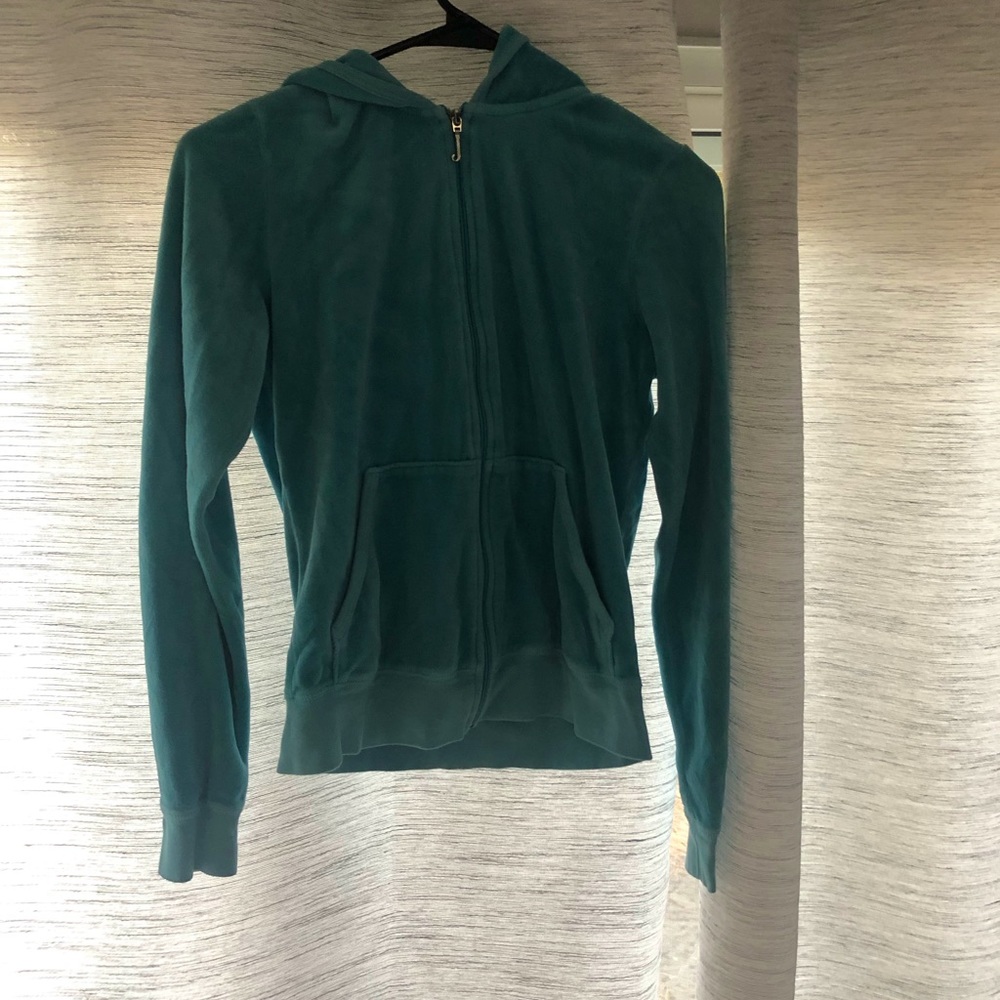 Juicy Couture Velour Tracksuit Teal